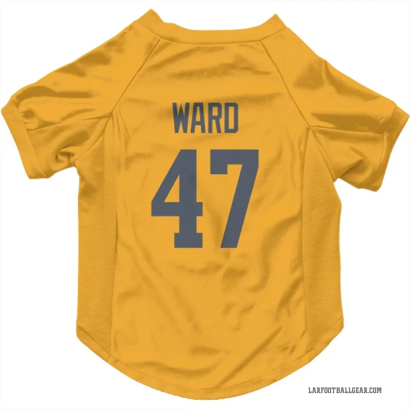 Alex Ward Gold Los Angeles Rams Cat & Dog Pet Jersey