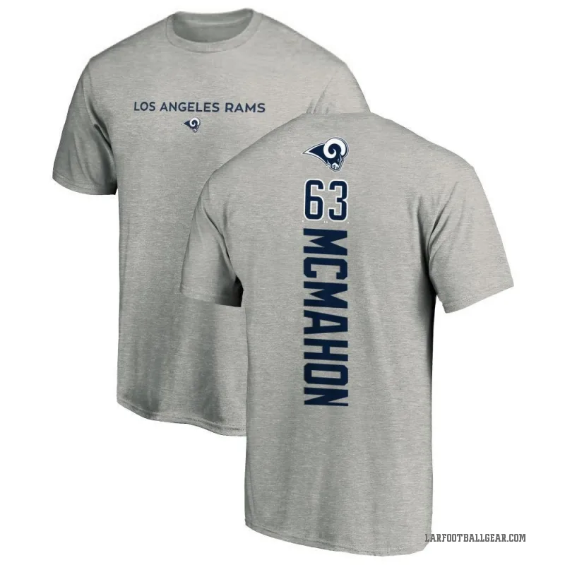 Dylan McMahon Youth Ash Los Angeles Rams Backer T-Shirt -
