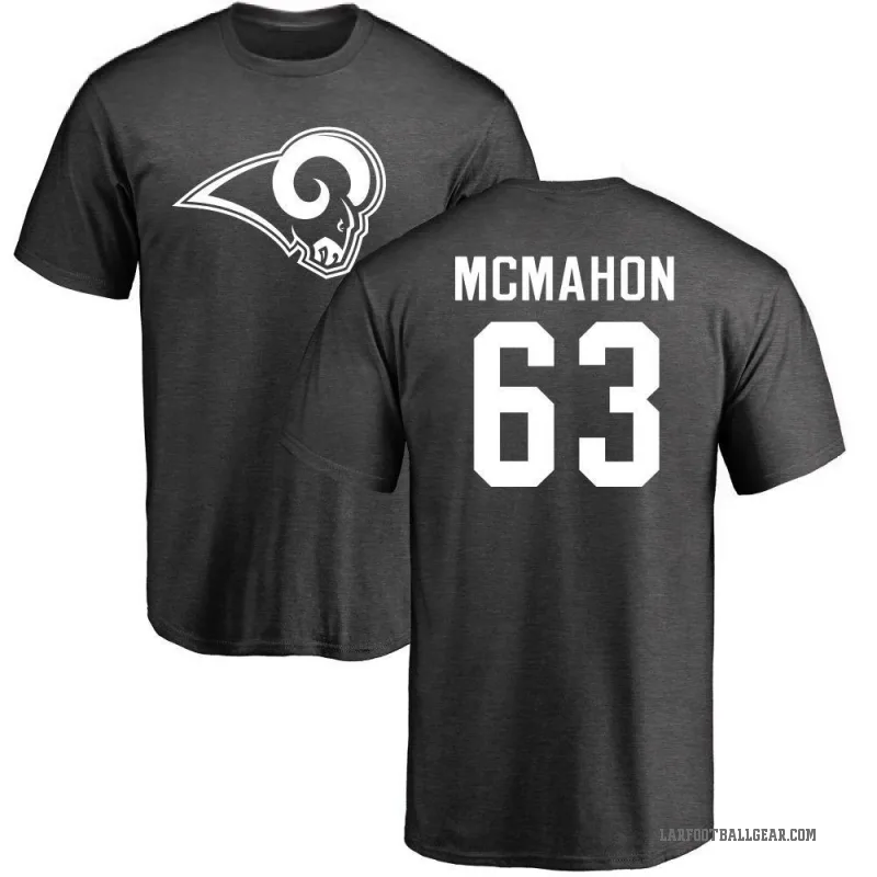 Dylan McMahon Youth Ash Los Angeles Rams One Color T-Shirt -