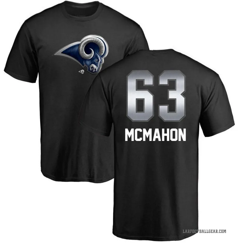 Dylan McMahon Youth Black Los Angeles Rams Midnight Mascot T-Shirt -