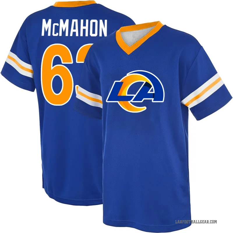 Dylan McMahon Youth Royal Los Angeles Rams Game Day V-Neck T-Shirt