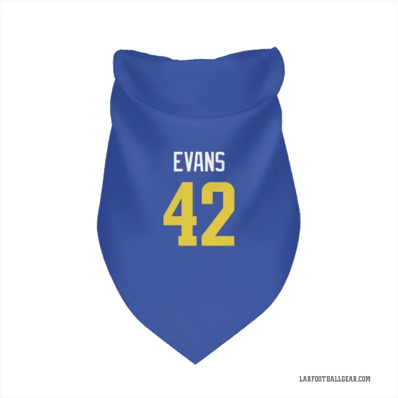 Ethan Evans  Royal Los Angeles Rams  Cat & Dog Pet Bandana