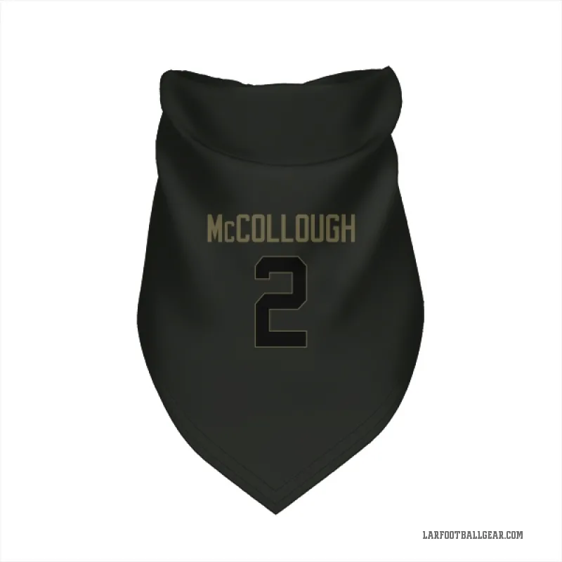 Jaylen McCollough Black Los Angeles Rams Service Cat & Dog Pet Bandana