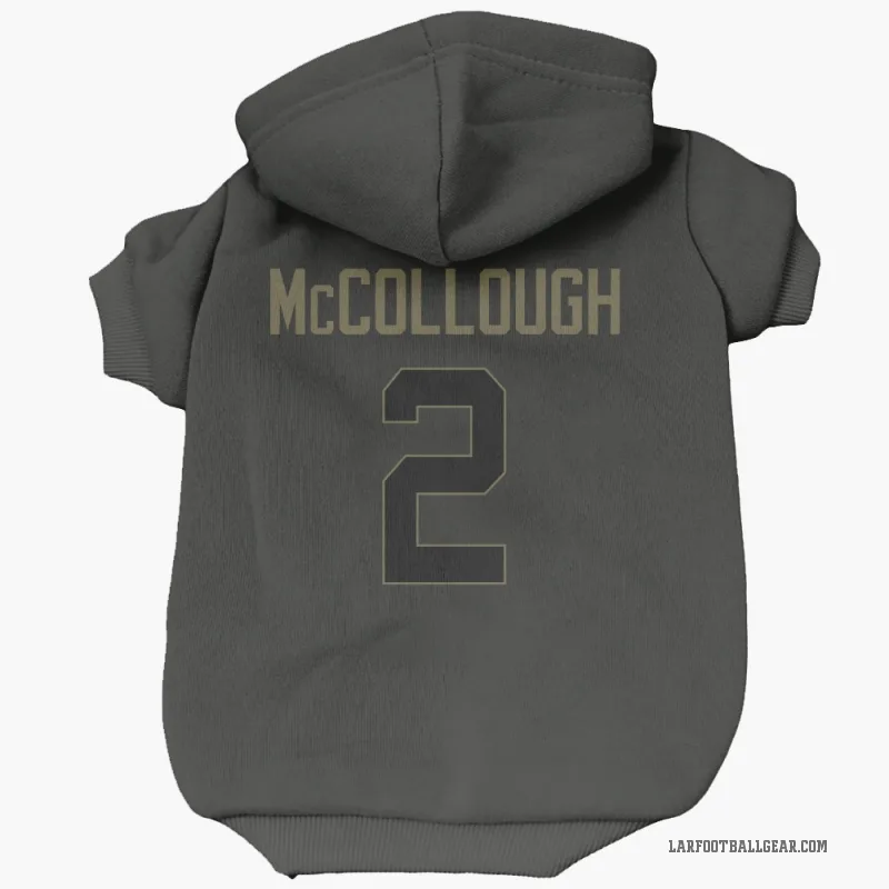 Jaylen McCollough Black Los Angeles Rams Service Cat & Dog Pet Hoodie