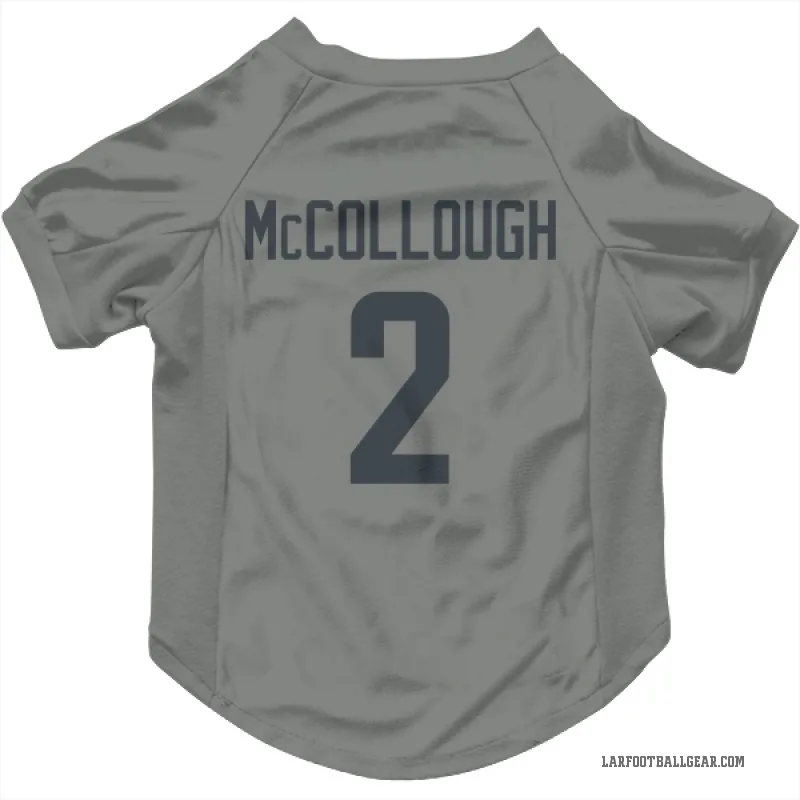 Jaylen McCollough Gray Los Angeles Rams Cat & Dog Pet Jersey
