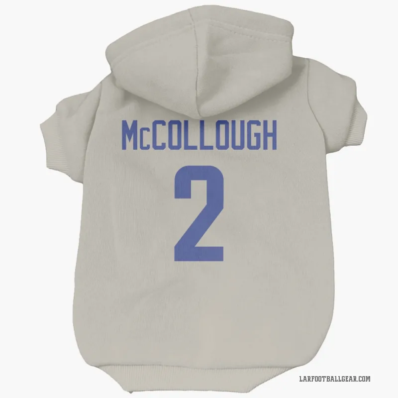 Jaylen McCollough Los Angeles Rams Bone Cat & Dog Pet Hoodie
