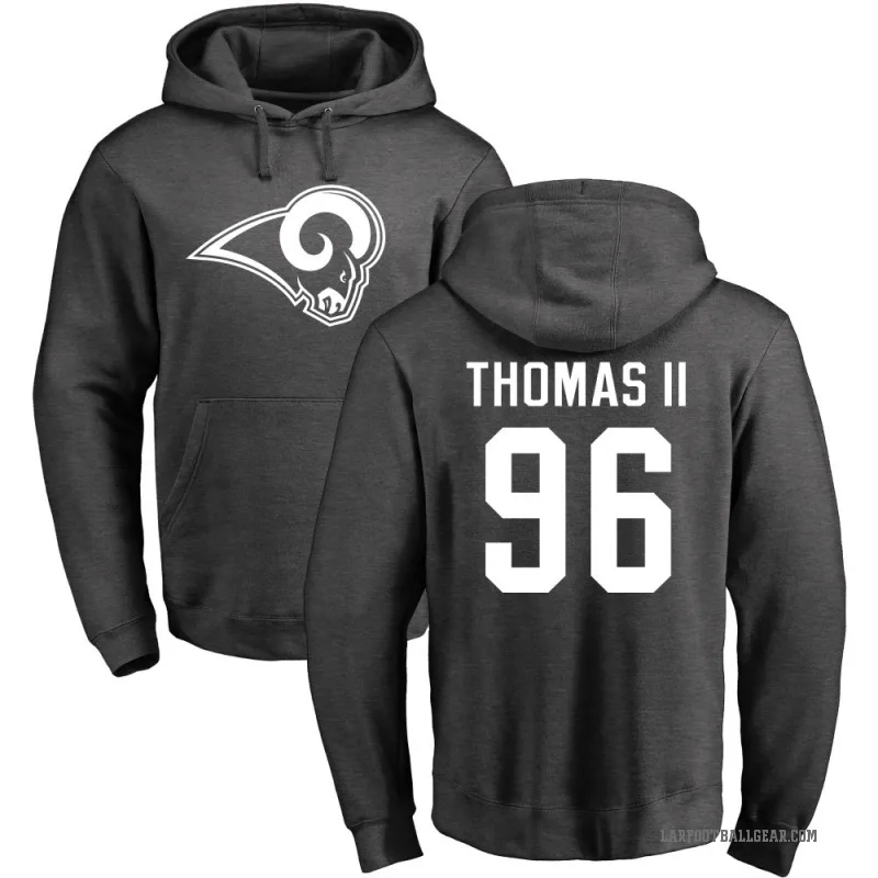 Keir Thomas II Youth Los Angeles Rams Pro Line by Branded Ash One Color Pullover Hoodie