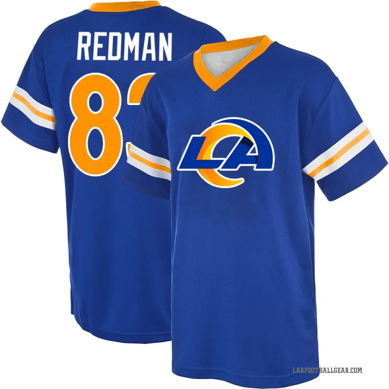 Mark Redman Men's Red Los Angeles Rams Royal Game Day V-Neck T-Shirt