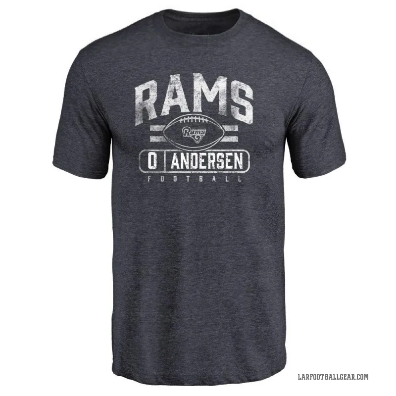 Nick Andersen Men's Navy Los Angeles Rams Flanker T-Shirt -