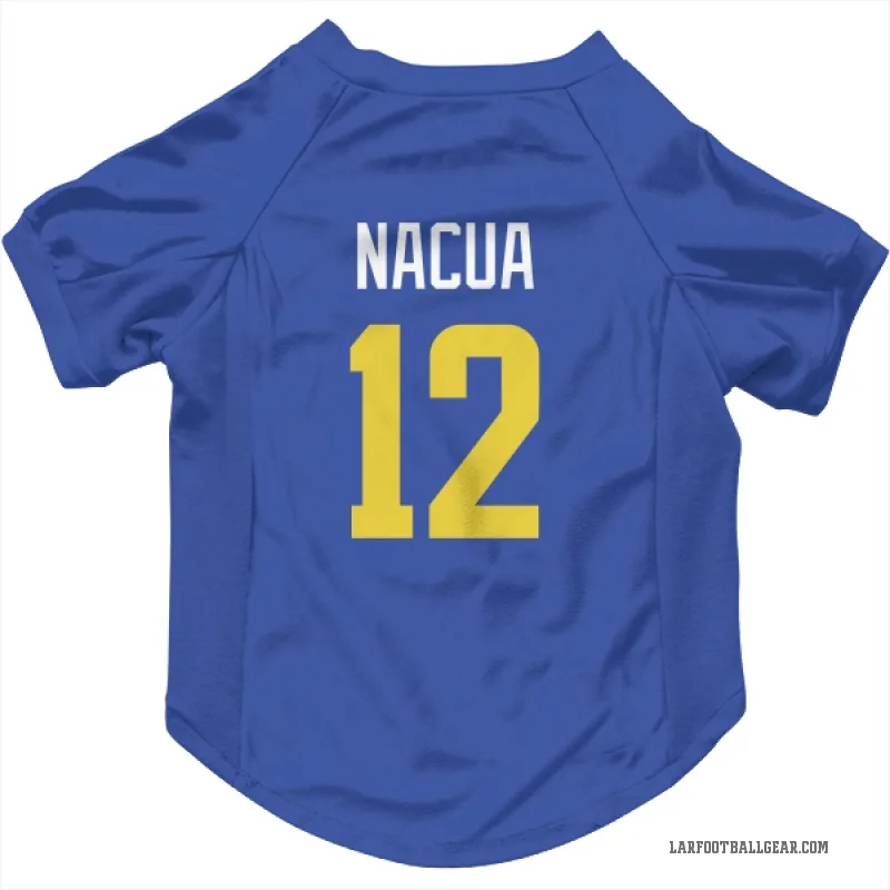 Puka Nacua  Royal Los Angeles Rams  Cat & Dog Pet Jersey