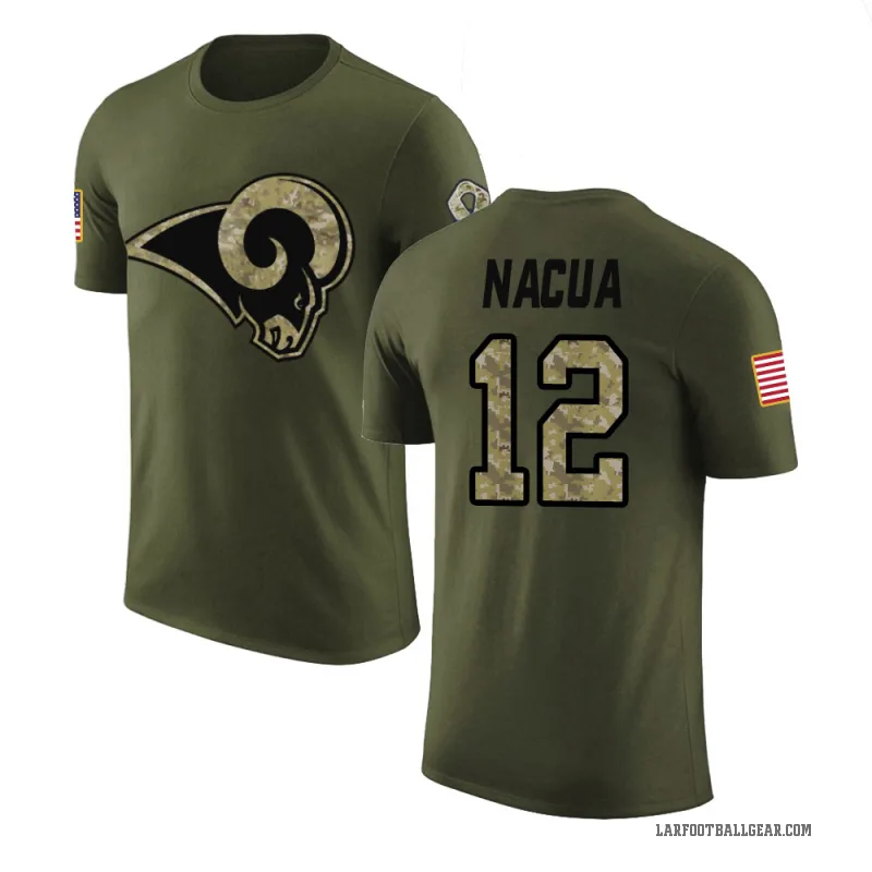 Puka Nacua Youth Olive Los Angeles Rams Salute to Service T-Shirt