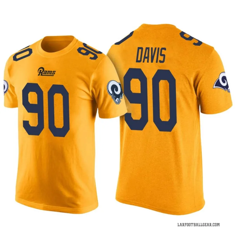 Tyler Davis Youth Yellow Los Angeles Rams Color Rush T-Shirt
